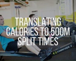 Μετατροπή θερμίδων σε μέτρα στο κωπηλατικό της Concept2